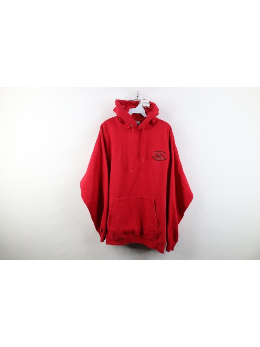 Vintage 90s Y2K Mens XL Faded Washtenaw Sportsman Club Hunting Fishing Hoodie